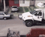 The driver of the Mexico garbage truck,开挂的墨西哥垃圾车司机