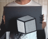 三维立方体的错觉 - Illusion of three-dimensional cube