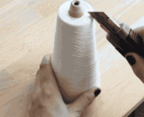 把一轴白线纵向切开会怎样？虽然感觉很浪费，但是看着好爽 - What will the vertical cut of a shaft of white line be? Although it feels wasteful, it looks good.