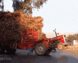 The way to open the tractor for the uncle,大叔的开拖拉机方式