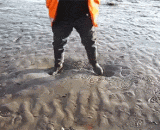 Play with quicksand! You can play fast on the surface, or you will sink.,玩流沙！在上面玩移动的速度要够快，不然就会陷下去的！