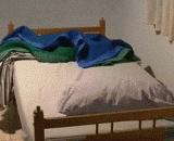 会自己铺好的床，从不铺床的你是不是也想要一张？ - You can make your own bed. Do you want a bed if you never make it?