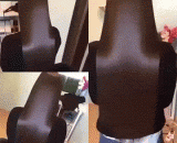 Come to see what is called smooth hair.,来见识下什么叫做顺滑秀发~