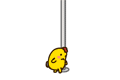 小鸡版钢管舞，太给力啦。 - The chicken version of pole dancing, too awesome.