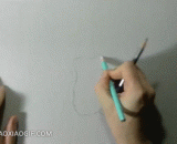 Hand painted a lifelike dinosaur,手绘一只逼真恐龙