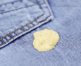 How do chewing gum get rid of clothes?,口香糖粘在衣物上如何弄掉？