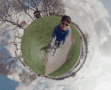 A 360 degree spherical panoramic [3P] completed by 6 GoPro cameras.,用6部GoPro相机拍摄完成的360°球形全景[3P]