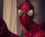 当蜘蛛侠遇见哈哈镜！突然好萌啊 - When the Spiderman meets the ha ha mirror! All of a sudden.