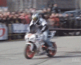 摩托车作死，这个逼装得很失败！ - The motorbike is dead, and this is a great failure!