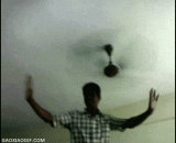 看看开挂民族是怎么让风扇停下来的 - See how the fan stops the fan.