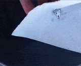 What will happen if you squeeze the metal with paper,用纸挤汞金属，会发生什么