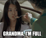 Grandma, I'm full... You can't guess at the end.,奶奶,我吃饱了....结局你猜不到