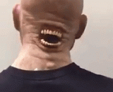 超恐怖的面具，转过来的时候，吓尿了！ - The mask of terror, when turning, scared the urine.