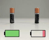 Teach you how to judge a battery or not.,教你如何判断电池还有没有电