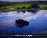 The bunker! Driving on the ice and playing drifting,碉堡了！冰上开车玩漂移