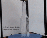 3D print a brewer's bottle,3D打印笔画出来的啤酒瓶
