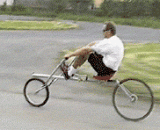 一种新型自行车，会划船就会骑哦 - A new type of bicycle that will ride a boat.