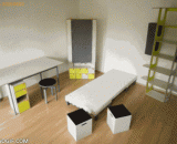 最强的组合家具，搬家领着这一箱就够了 - The strongest combination of furniture is enough to carry the box.