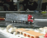 遥控车漂移大赛，大卡车一路风骚，酷毙了！ - The remote control vehicle drift competition, the big truck all the way coquettish, cool!