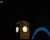 Fireworks in Big Ben, London, England,英国伦敦大本钟的烟花