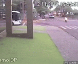 赶公车动态图，快跑！公车就快开走了！ - Catch the bus dynamic map, run fast! The bus is going away!