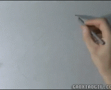 Hand drawn a bottle of vodka 3D,手绘一瓶伏特加酒3D画