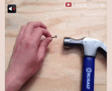 教你如何钉钉子不会砸到手 - Teach you how to nail the nail and not hit the hand