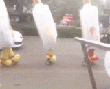最后一个怎么漏气了，看到最后我哈哈哈就笑出来了 - The last one leaked, and finally I saw ha ha ha laughing.