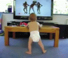 小孩练体操 - A child practising Gymnastics