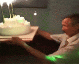 我的生日蛋糕，它....最后还是倒了 - My birthday cake, it... Last or not