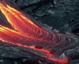 火山熔岩瞬间gif图片[10P] - Gif picture [10P] at the moment of volcanic lava