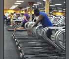 二B青年玩跑步机！貌似很嗨的样子 - Two B youth play the treadmill! It looks like a big look.