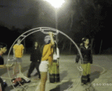 体操轮不是每个人都能玩的 - A gymnastic wheel can't be played by everyone