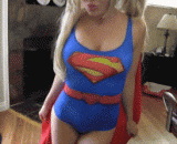 Woman Superman, stature sticks clop, you can fly?,女超人，身材棒棒哒，你会飞吗？