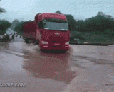 老司机过河，结局让人意外 - The old driver crossed the river and the end was unexpected