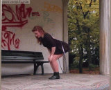 My sister has a good practice of Kung Fu,妹子练得一身好功夫