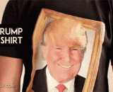 Trump 3D T-shirt, magic!,川普3DT恤，魔性！