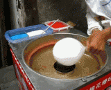 酷炫棉花糖花的制作方式，好牛逼的技能 - Cool cotton candy production way, good bull skills.