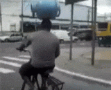 Super balance man, the strongest bicycle driver in the world,超级平衡侠，世界上最强的自行车手
