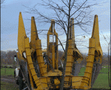 The great tree - shifting machine is simply a tree dug,超赞的移树机，简直是挖树神器