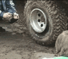 快速给轮胎充气 - Inflate the tire quickly