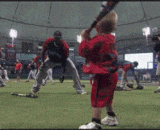 小盆友，打得稳准狠哈 - A friend of a small basin makes a steady and hard hit