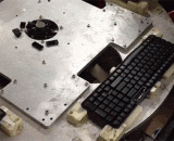 键盘上的白字是这么做一去的 - The white word on the keyboard is done.