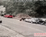 Motorcycle car accident, too bad! [13P],摩托车车祸，太惨！[13P]
