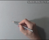 Hand painted a bumblebee,手绘一只大黄蜂画