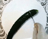 黄瓜的艺术，好巧的手！ - The art of cucumbers, good hands!
