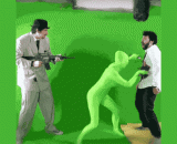 被扫射的镜头是这样拍出来的？ - Is the shot being shot like this?