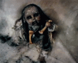 A terrifying ghost doll,吓死人的鬼娃娃