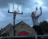 各种投篮失败gif动态图，装逼不成功 - All kinds of shooting failed GIF dynamic map, unsuccessful loading