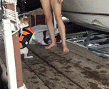 哈哈哈哈....能体会到汪星人瞬间的绝望 - Ha ha ha... Can realize the sudden despair of Wang Xing Ren.